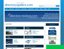 Tablet Screenshot of directoryspiders.com